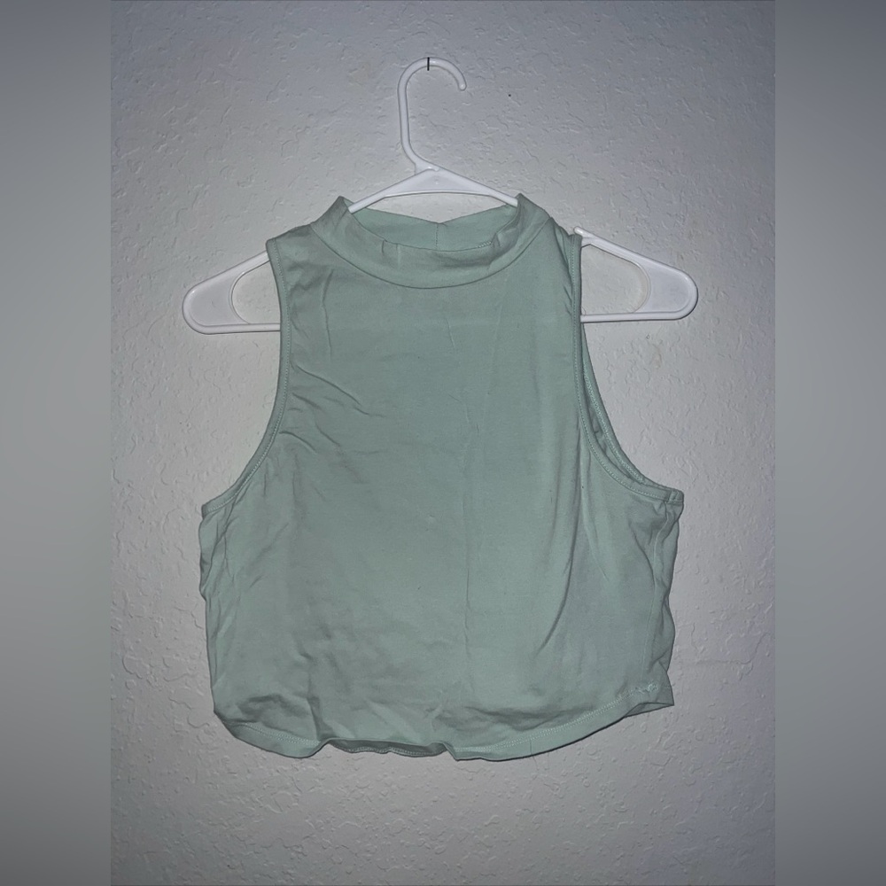 Teal crop top size large